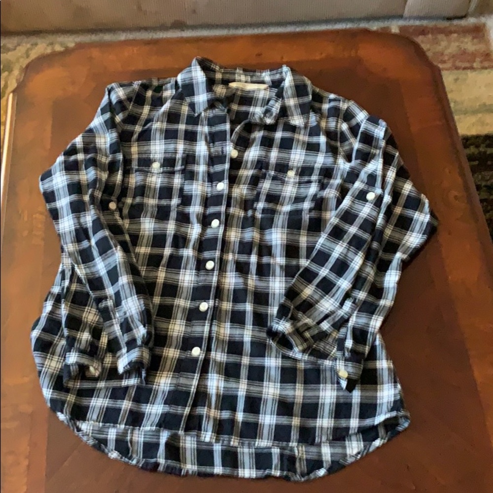 Plaid Shirt: Black & White